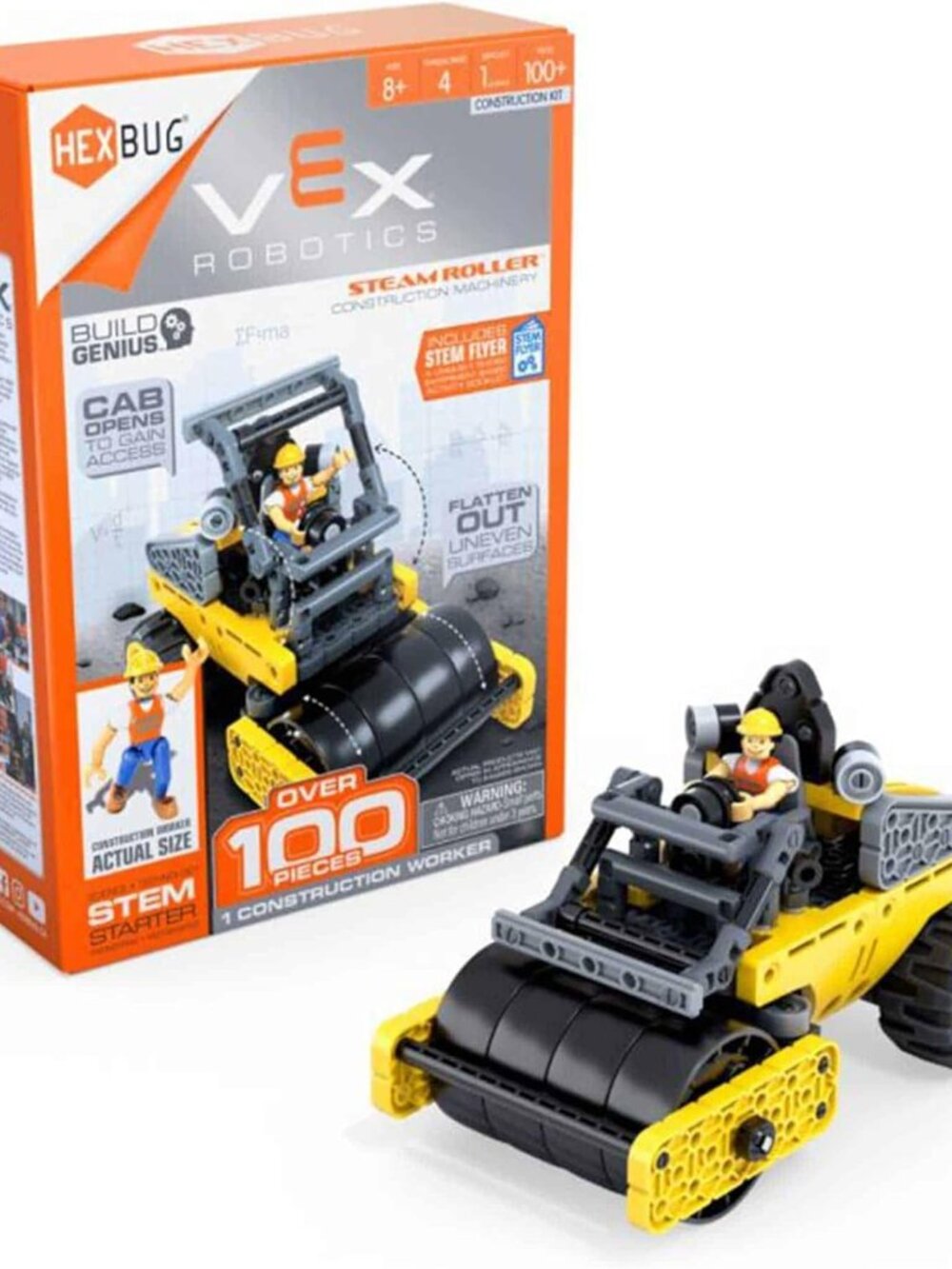 NEW HEXBUG VEX Robotics Steam Roller Building Kit Set Toy Construction Toy STEM